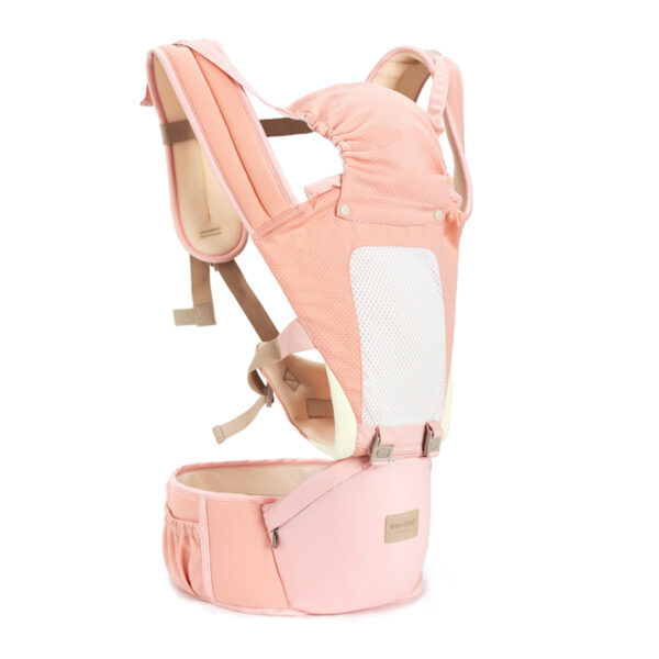 Aiebao Ergonomic Baby Carrier With Hipseat pink